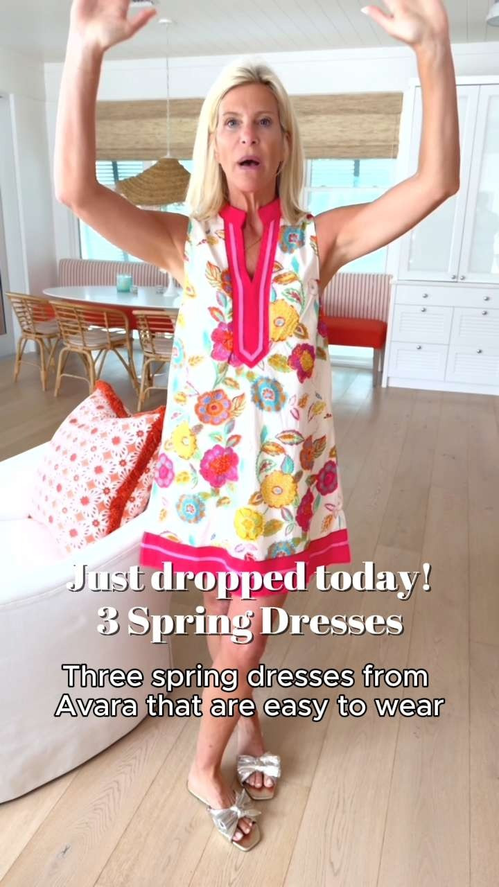 I found three spring dresses and each one just fits a different mood. Nothing too tight, easy to wear, and all really flattering in their own way.  

 
