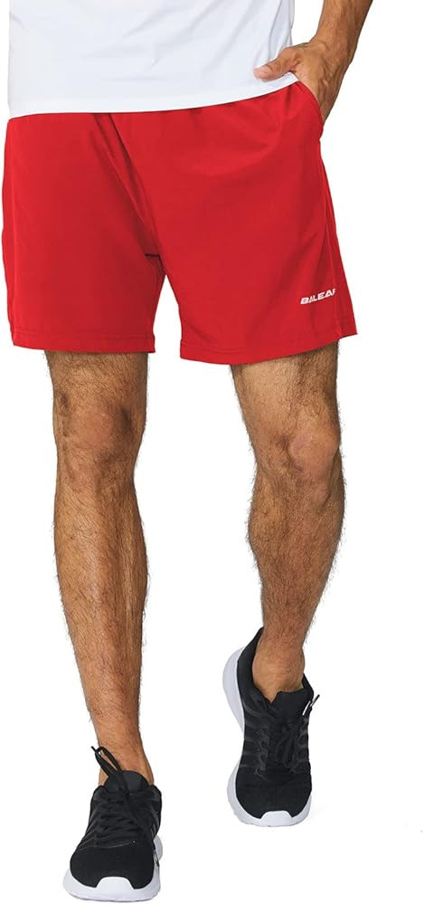 baleaf Men's 5" Running Athletic Shorts Workout Lightweight Zipper Pocket | Amazon (US)