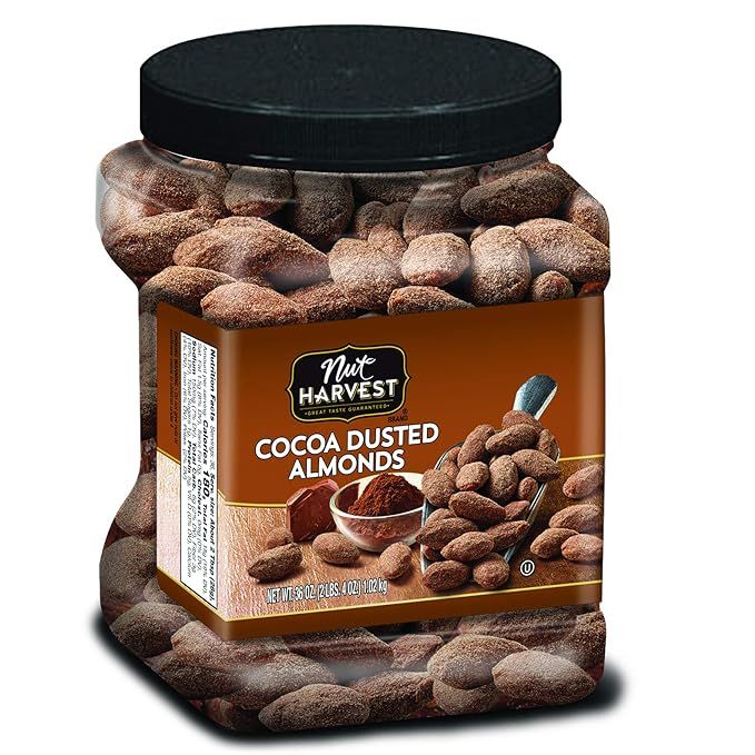Nut Harvest Cocoa Dusted Almonds, 36 oz | Amazon (US)