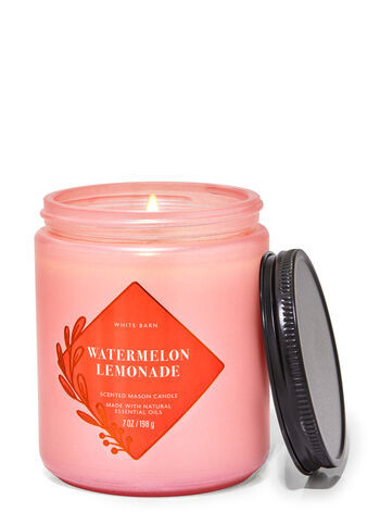 White Barn


Watermelon Lemonade


Mason Single Wick Candle | Bath & Body Works