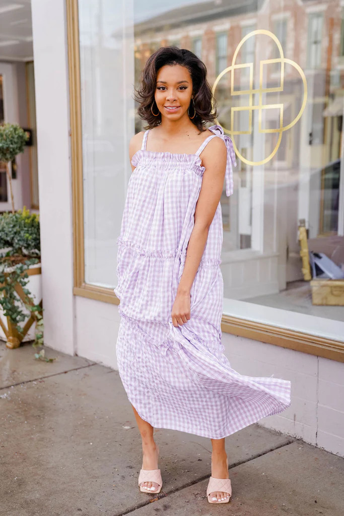 All Your Friends Gingham Maxi Dress | Dress & Dwell