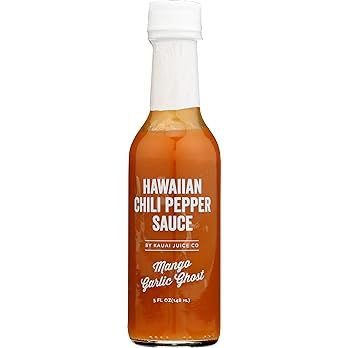 KAUAI JUICE CO Fermented Mango Garlic Ghost Hot Sauce, 5 FZ | Amazon (US)
