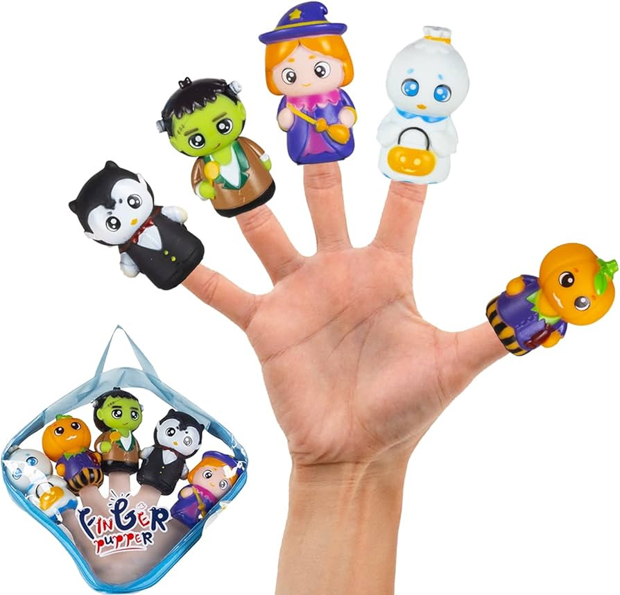 Finger Puppets for Kids,Tiny Hands Toys, Halloween Toy for Toddlers,Puppets for Toddlers,Party fa... | Amazon (US)