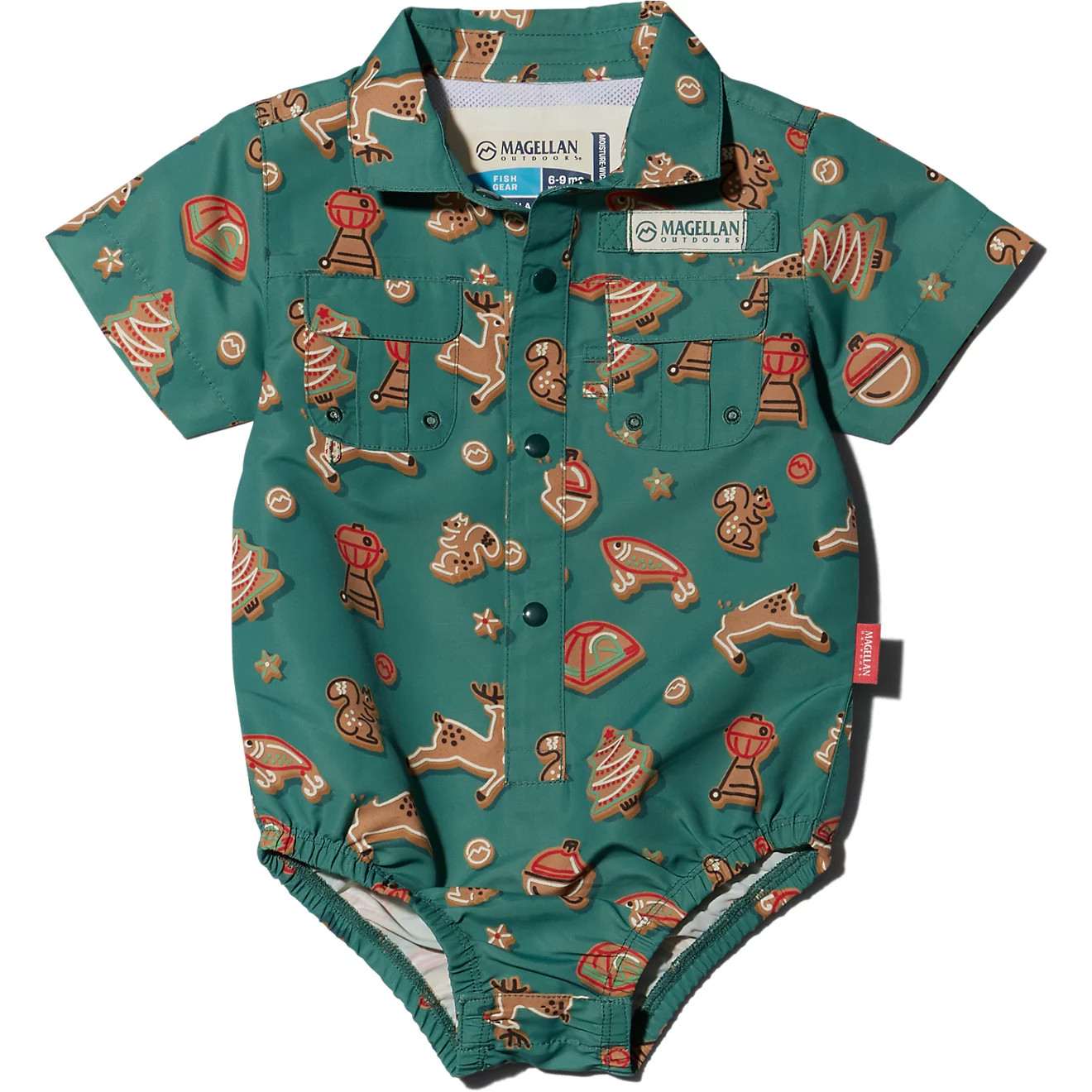 Magellan Outdoors Infant Boys' Laguna Madre Holiday Cookies Onesie | Academy Sports + Outdoors
