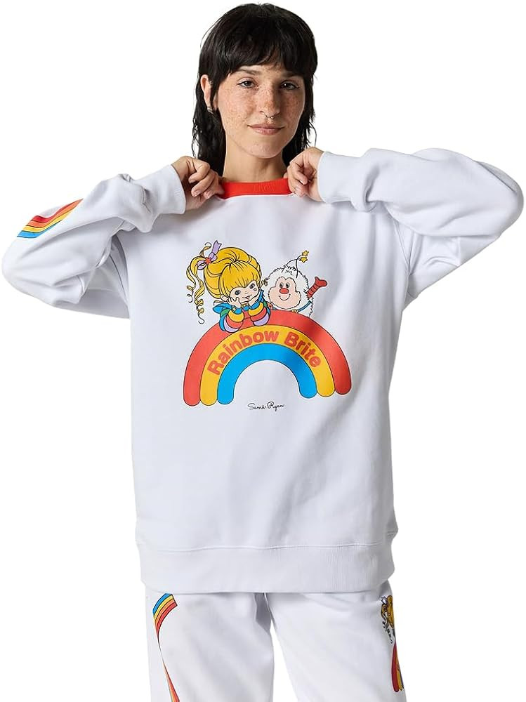 Samii Ryan Women's Rainbow Brite Crewneck | Amazon (US)