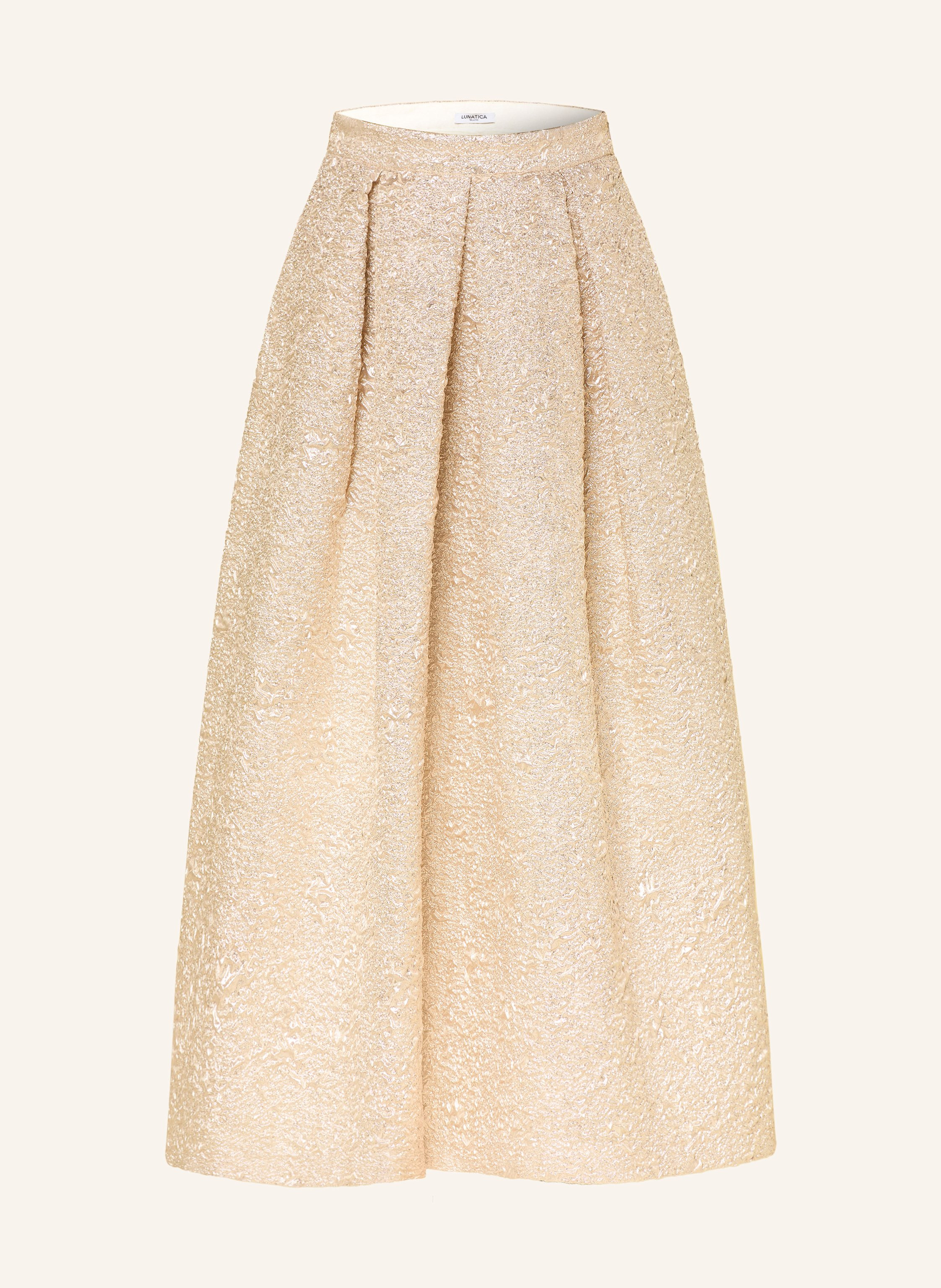 LUNATICA MILANO Rock mit Glanzgarn in weissgold | Breuninger (DACH)