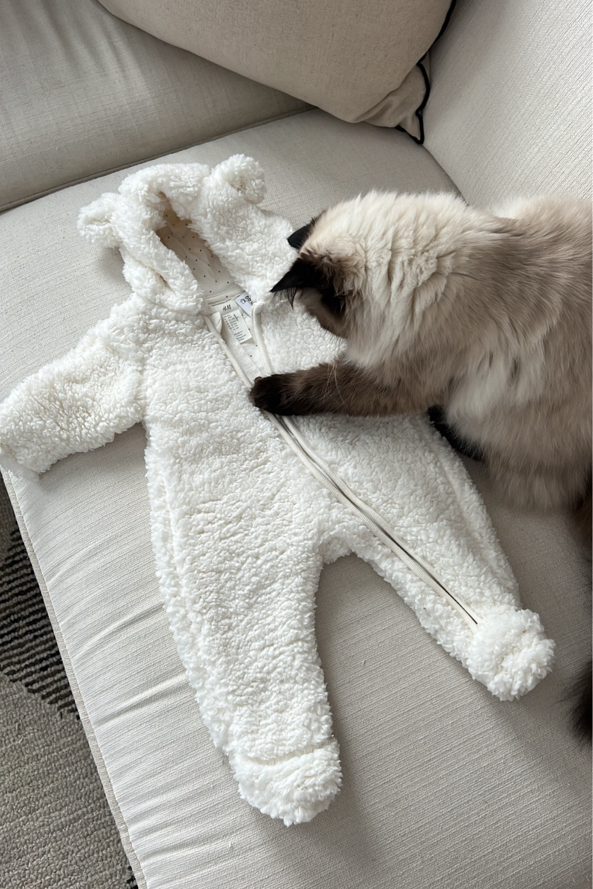 The softest baby bunting suit from h&m 🥹🤍

#LTKcanada #LTKbaby #LTKstyletip