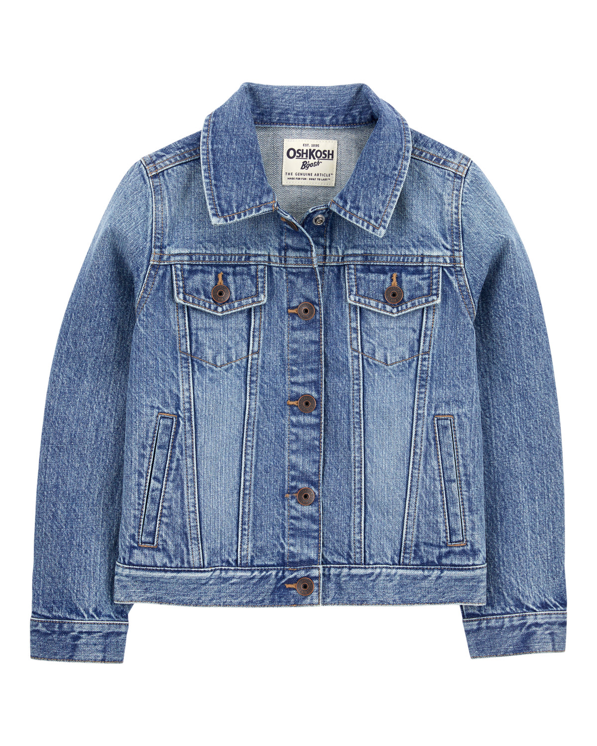 Kid Denim Jacket - Medium Wash | Carter's Inc