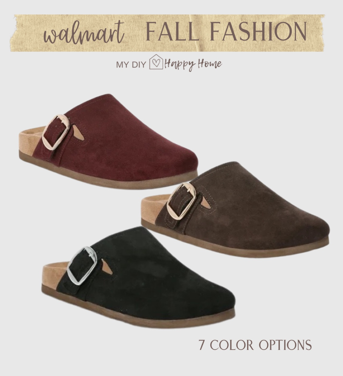 Buckle clogs 
Available in 7 colors 
Less than $20!!!

#LTKFindsUnder50 #LTKShoeCrush #LTKSeasonal