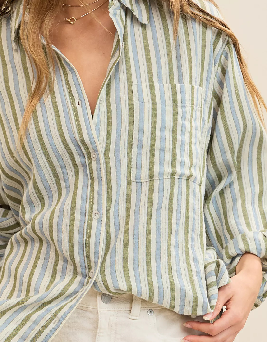 Aerie Day-Off Cover Up Shirt | Aerie