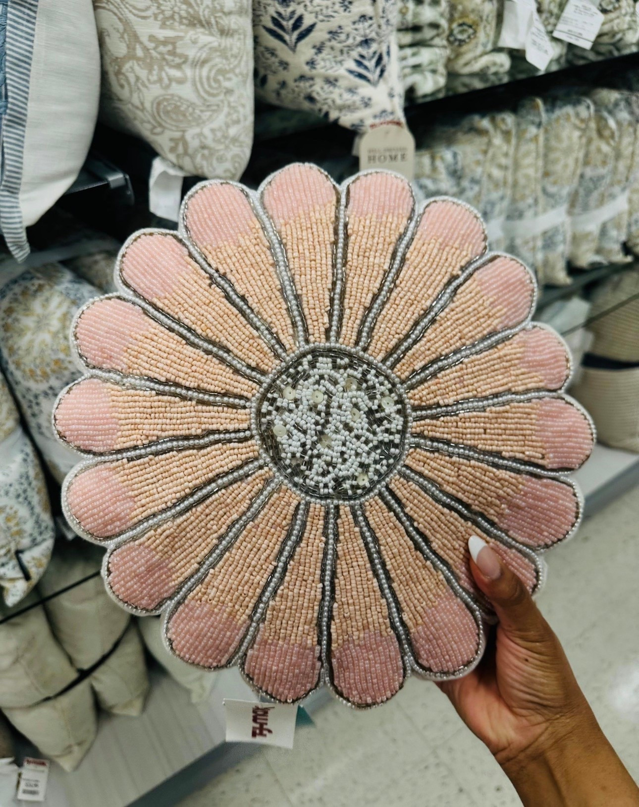 This beaded daisy pillow is an absolute showstopper for a nursery or a sunny reading nook!

#LTKHome