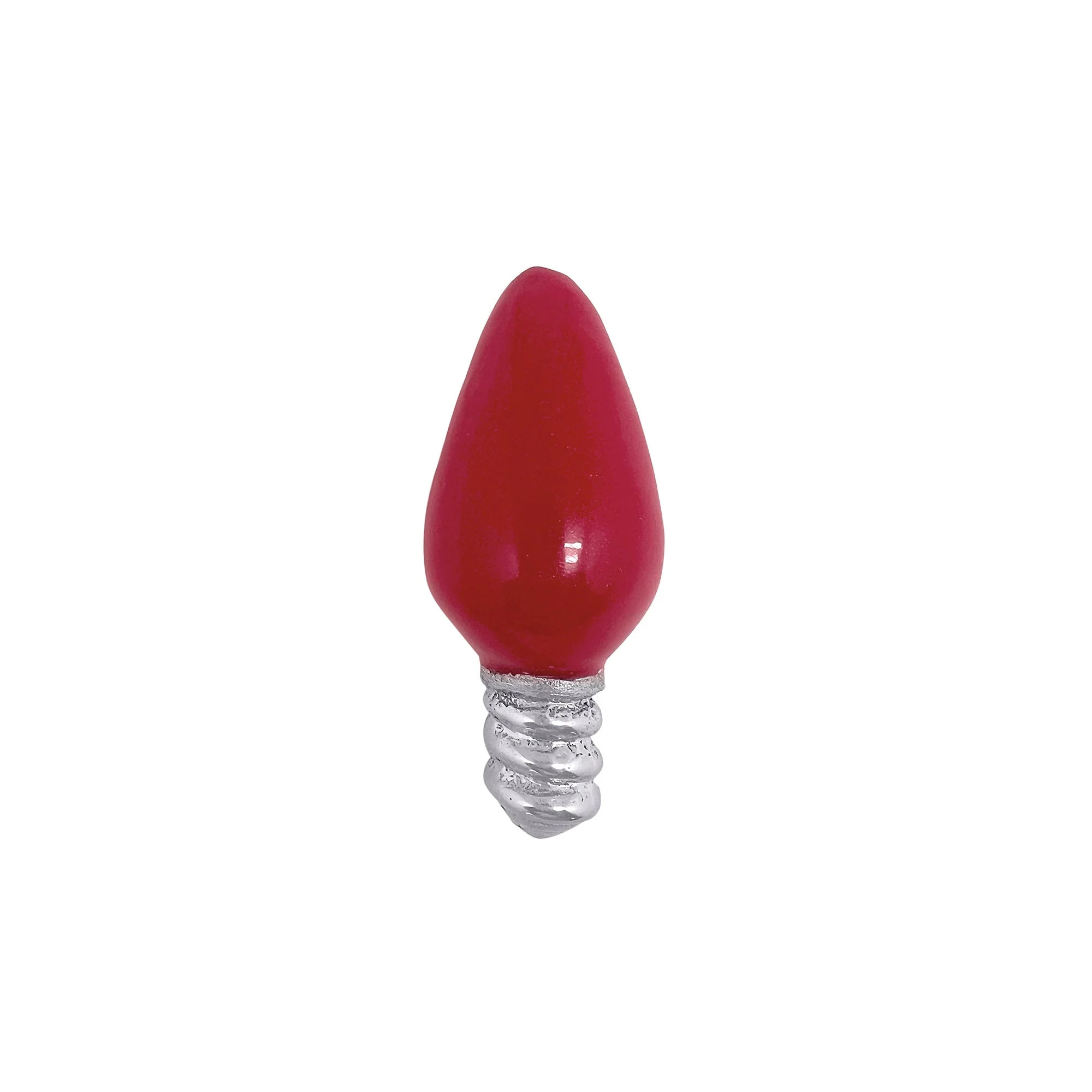 Red Bulb Napkin Weight | Mariposa