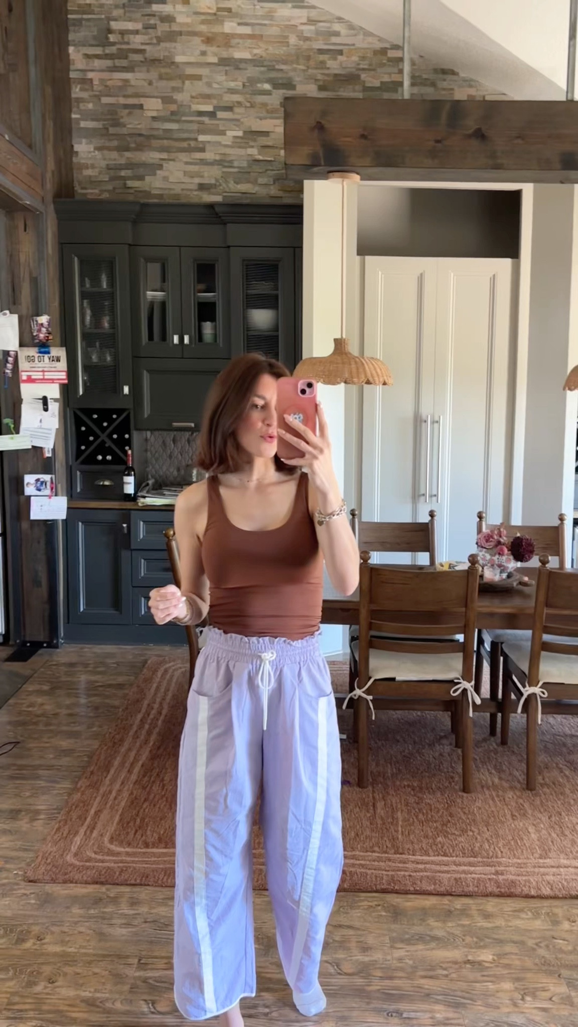 Cutest Lounge/athleisure pants- I’m wearing a size small 