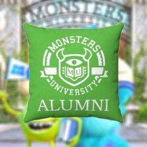 Monsters University Alumni Two Sided Pillow Cover | Poshmark