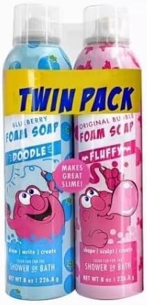B'ubble Foam Soap Twin Pack, Rotating Colors and Scents, Blueberry&Original Bubble, 8 oz (twin pa... | Amazon (US)