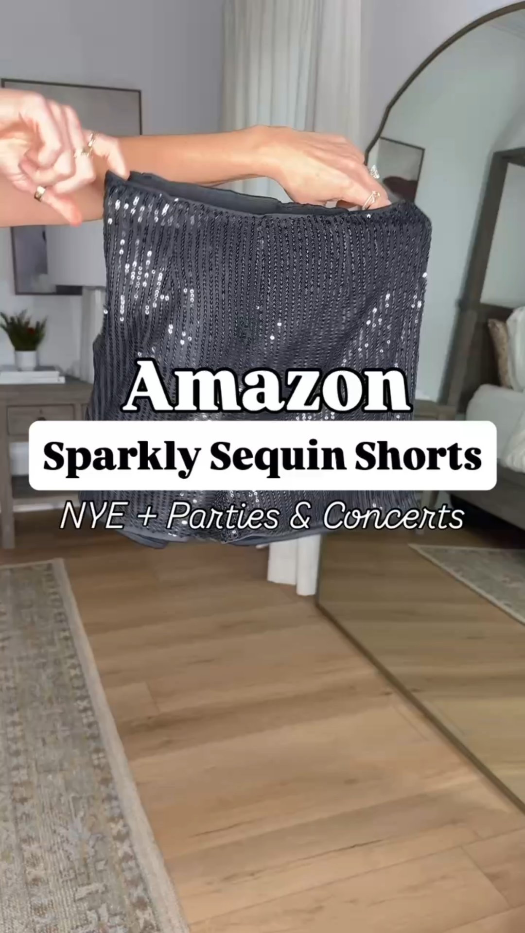 Amazon sequin shorts in XXS. Amazon off the shoulder sweater in XS. Tummy control fleece-lined tights in XS. Knee high boots - I went up half a size. Party outfit. NYE outfit. Concert outfit. Dinner date. Dinner party. 


#LTKHoliday #LTKgrwm #LTKootd