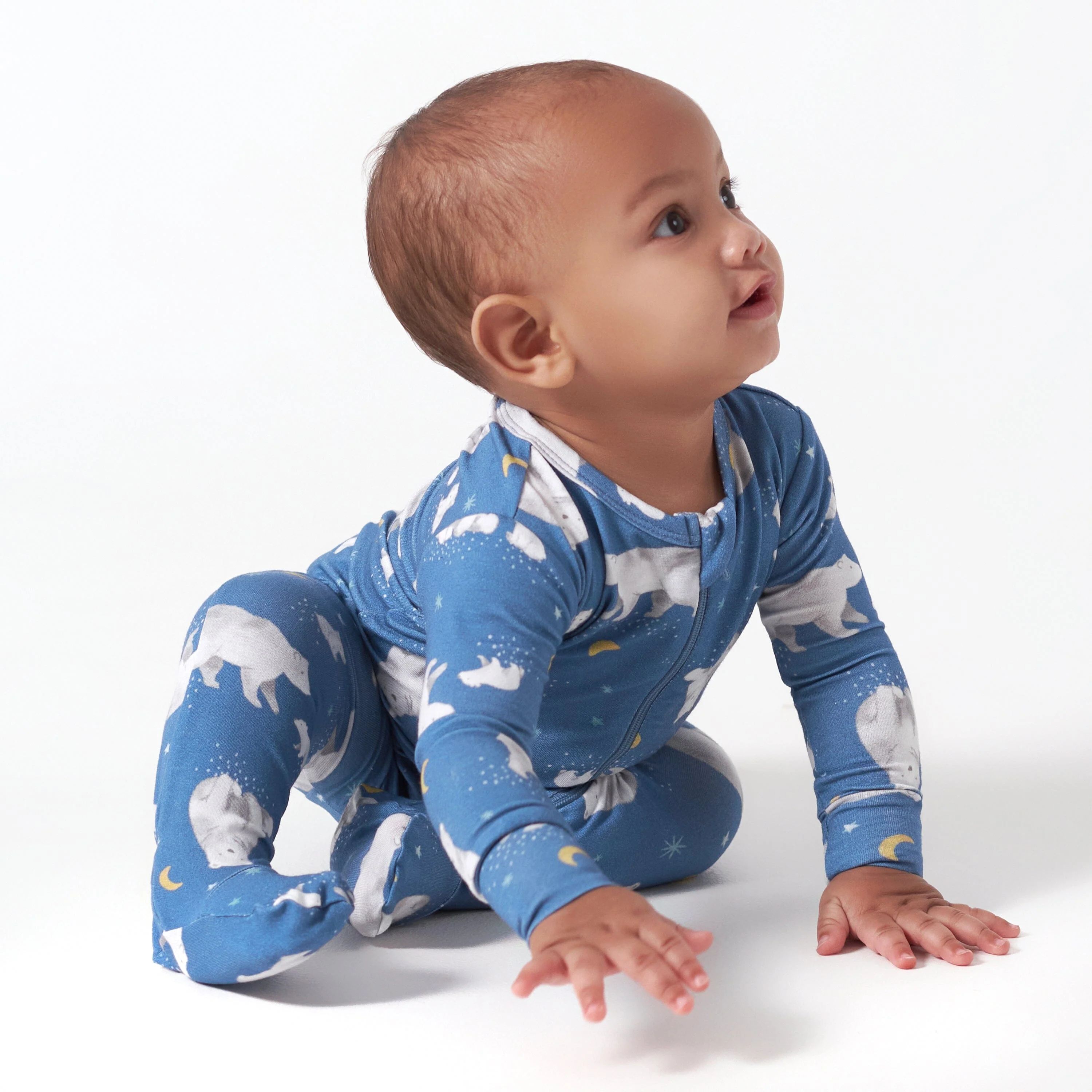 Baby & Toddler Polar Night Buttery Soft Viscose Made from Eucalyptus Snug Fit Footed Pajamas | Gerber Childrenswear