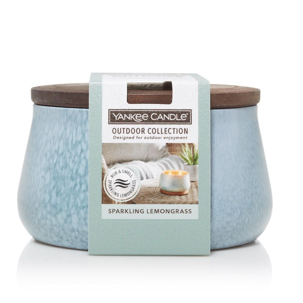 Yankee Candle Outdoor Candle Collection - Sparkling Lemongrass Large Candle | Walmart (US)