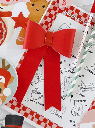 Christmas Paper Bows | Printable Bows | The Letter Vee