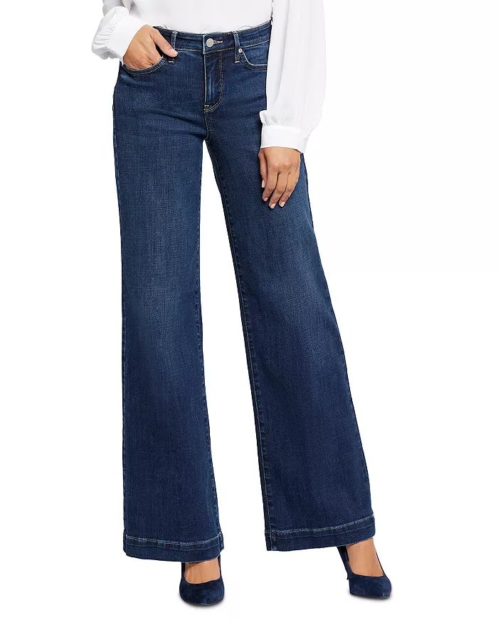 NYDJ Teresa Mid Rise Wide Leg Jeans in Cambridge Back to results -  Women - Bloomingdale's | Bloomingdale's (US)