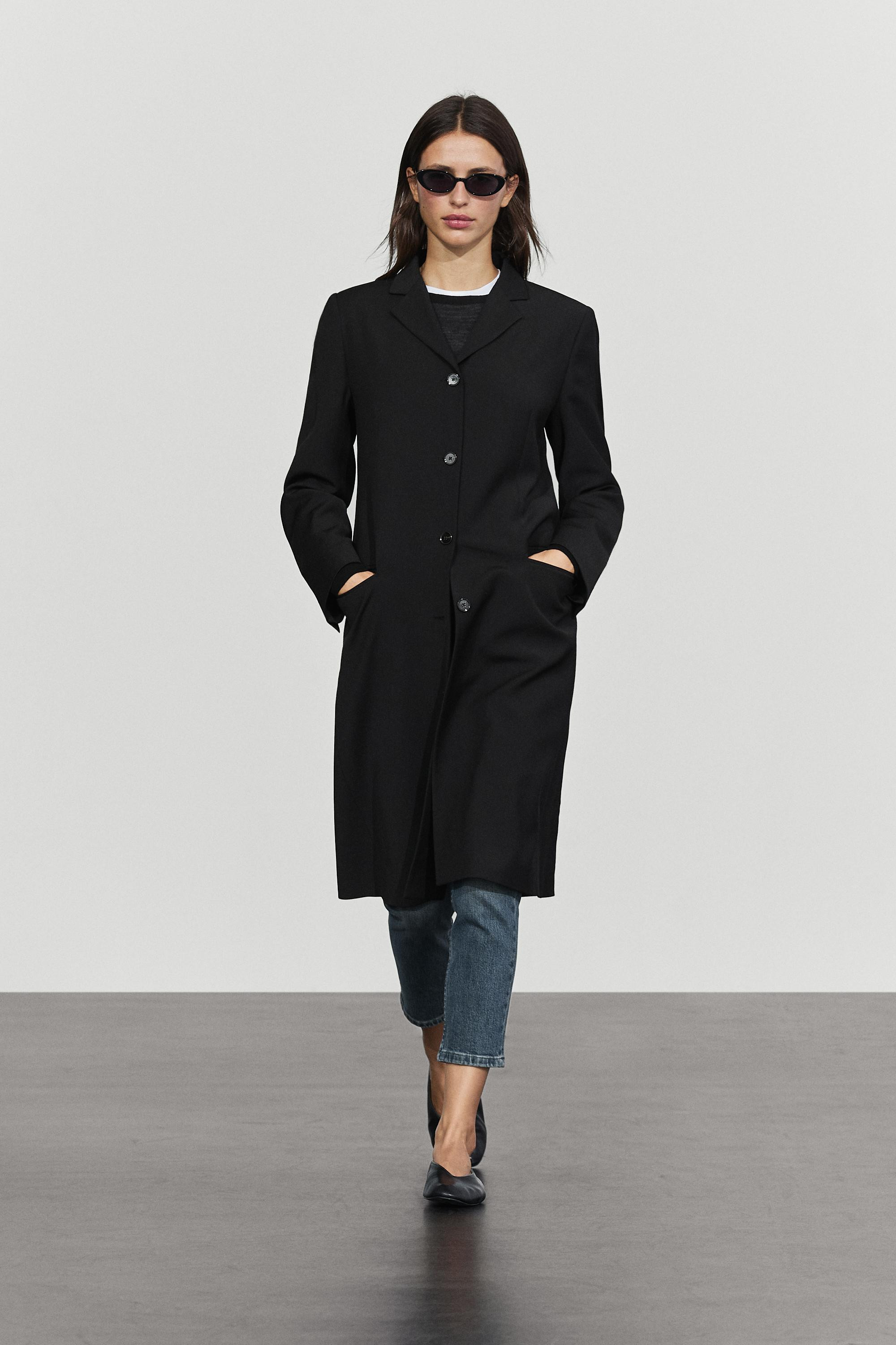 Wool blend coat | Massimo Dutti UK