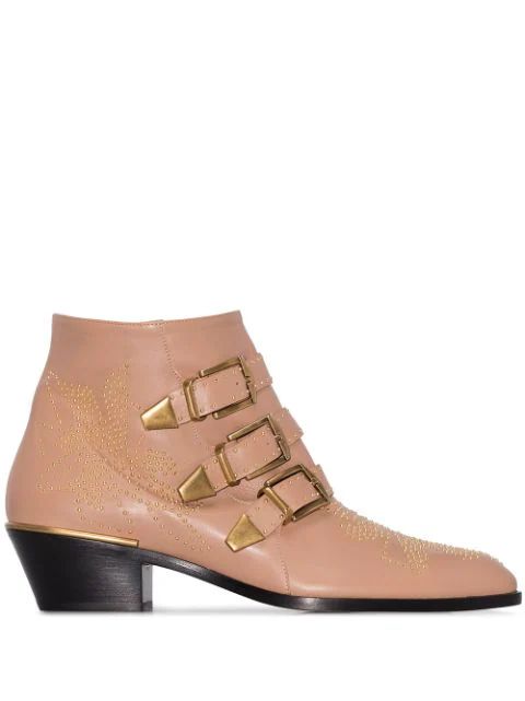 Susanna buckle 30mm ankle boots | Farfetch (US)