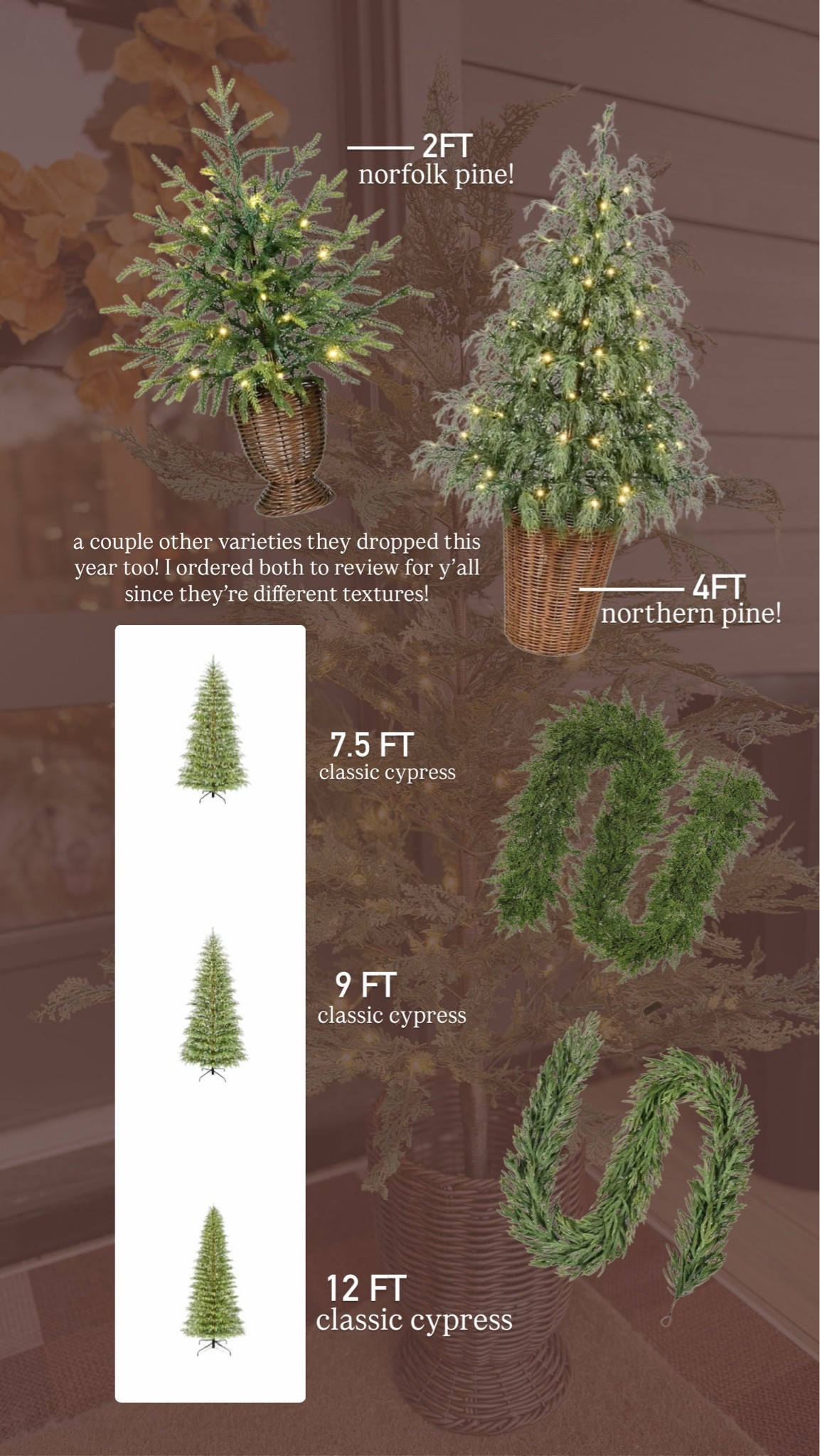 They’re BACK!!!!! 🌲🎄 fave floppy cypress trees from Walmart! New basket base but same stunning tree! Have these from the last few years & they’re truly stunning! Several sizes available + a few new varieties & garland! 🫶🏼

Christmas / holiday decor / my Texas house / home decor / Walmart finds / Holley Gabrielle @Walmart

#LTKSeasonal #LTKHome