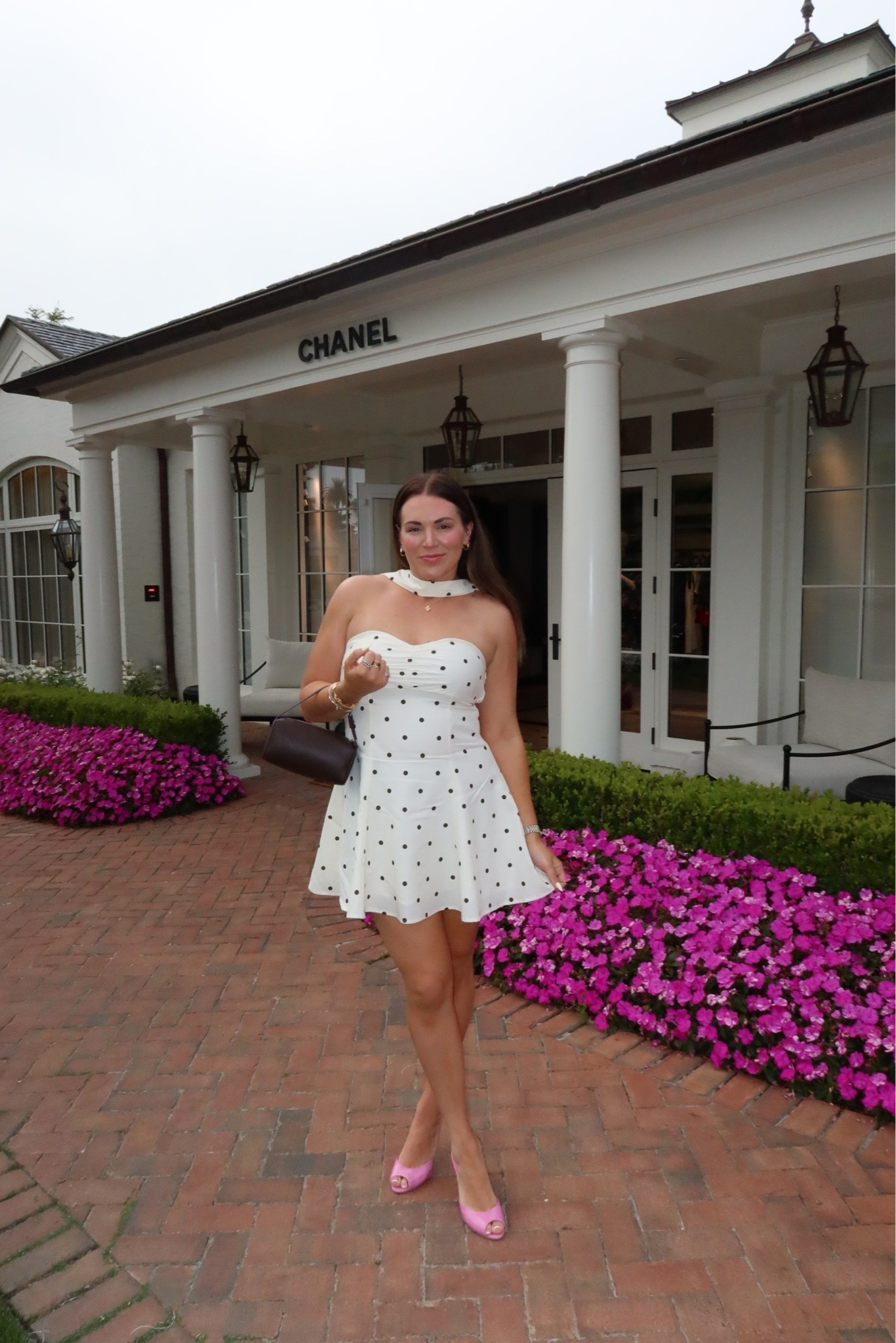 curvy midsize date night look! wearing size large in white polka dot dress (comes with the neck scarf!). wore this on our trip to Santa Barbara 💕

#LTKSeasonal #LTKMidsize #LTKTravel