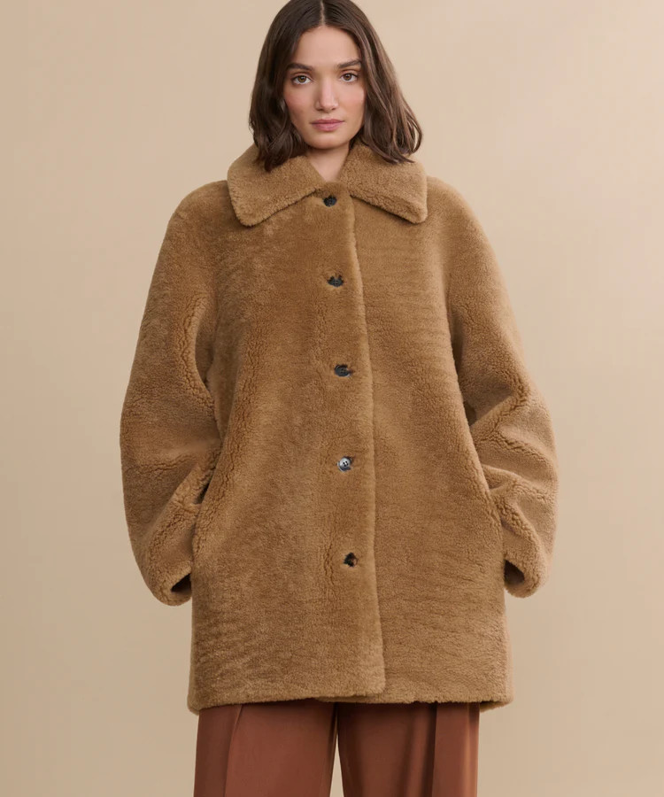 Shearling Aurora Coat | Jenni Kayne
