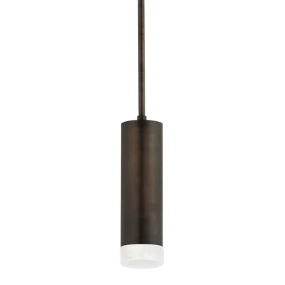 Luxe 3" Cylinder Pendant with Bezel | Wayfair North America