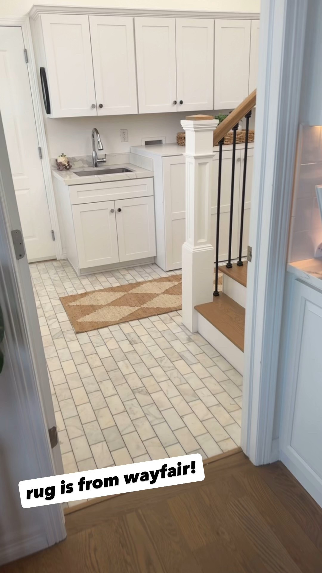 Laundry room rug is from wayfair!! 

#LTKFindsUnder50 #LTKFindsUnder100 #LTKHome