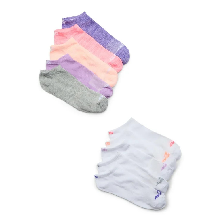 Avia Women's Lightweight Performance No Show Socks, 10-Pack | Walmart (US)