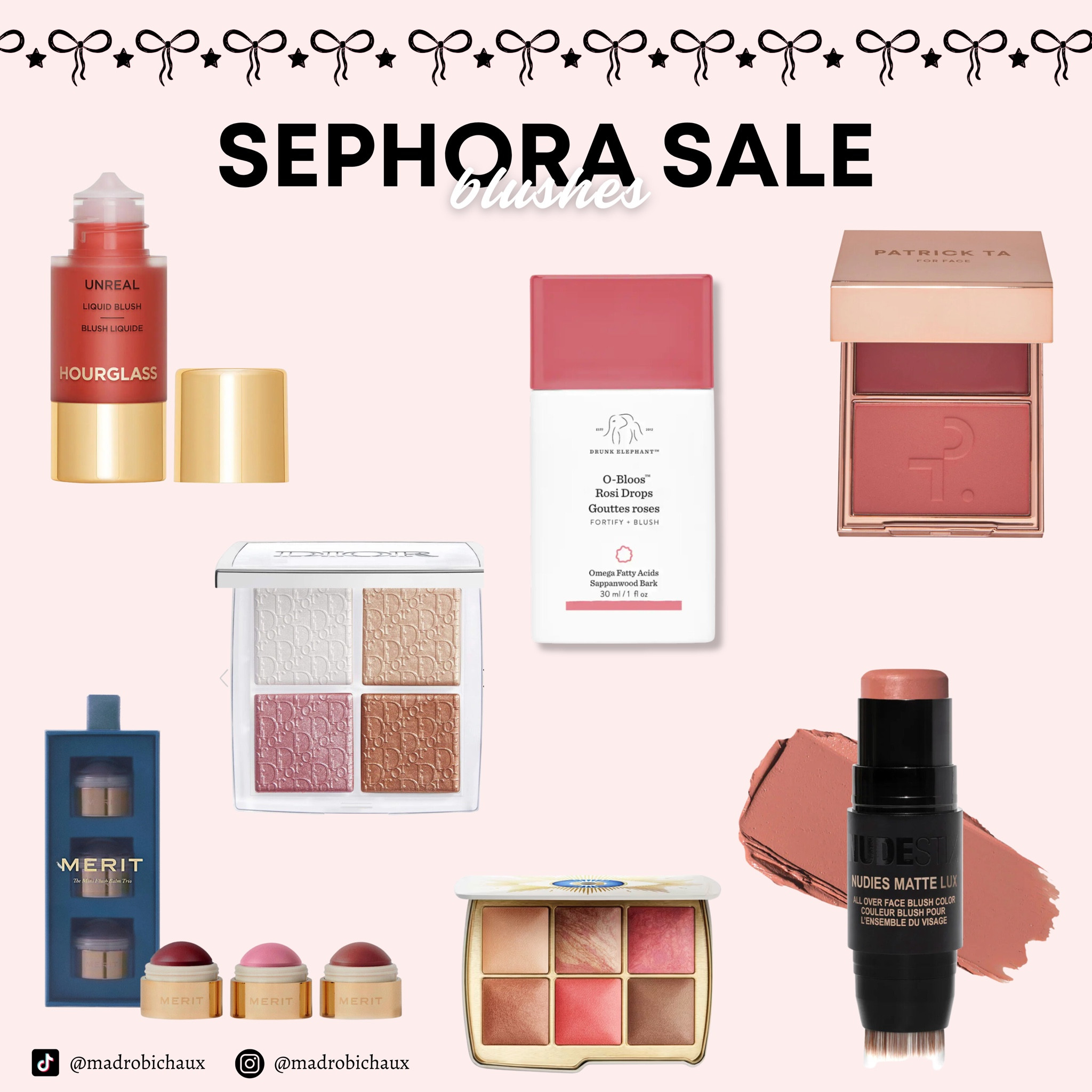 the sephora sale is almost here! here are my top blushes that I’ll be repurchasing 🍓
Makeup Sale, Sephora Sale, Blushes, Holiday Sets, Glow Drops 

#LTKSaleAlert #LTKBeauty #LTKGiftGuide