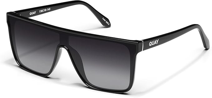 QUAY Nightfall Medium Non-Polarized Shield Sunglasses for Men & Women, Oversized Unisex Shades wi... | Amazon (US)