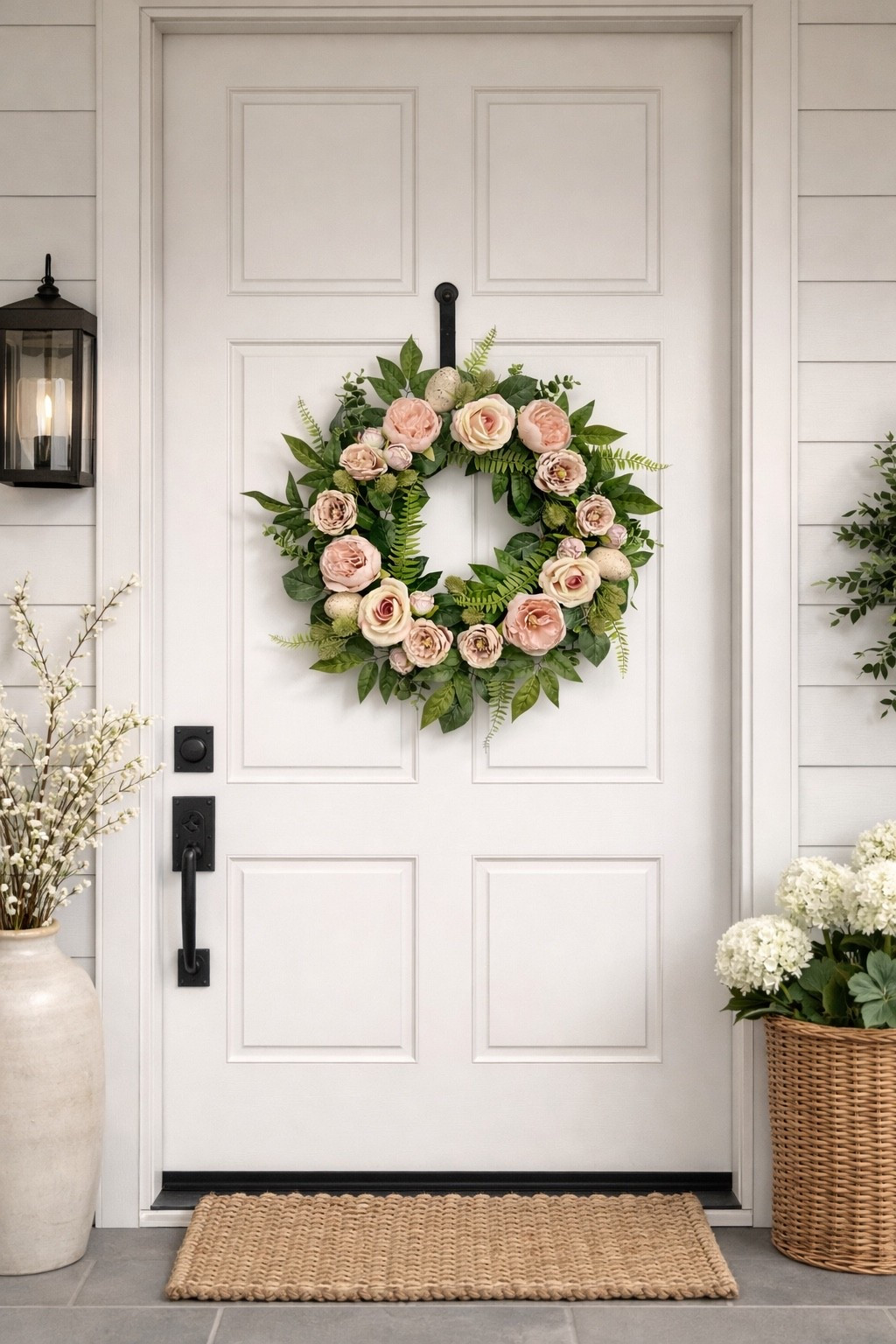 This My Texas House wreath from Walmart is hands down one of the prettiest spring finds I’ve seen this year. The soft blush roses, greenery, and delicate eggs give it that high-end, modern farmhouse look—without the boutique price.

It’s 22” so it makes the perfect statement on your front door, and it instantly makes your home feel ready for spring and Easter. These viral My Texas House wreaths sell out fast every season, and once they’re gone, they’re gone.

If you’ve been wanting that designer front door look, this is the one.

#LTKdayinmylife #LTKHome #LTKSeasonal