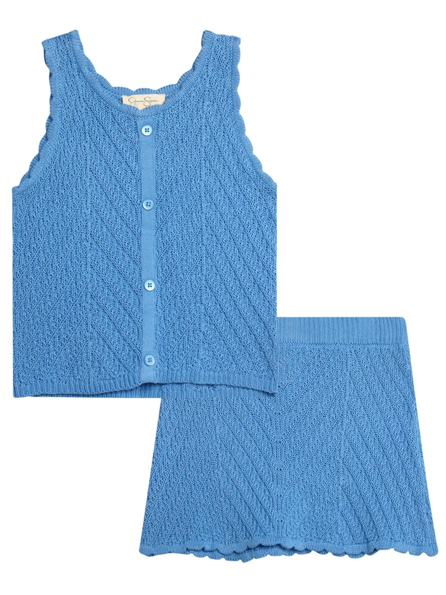 Jessica Simpson Girls' Crochet Skirt Set, Sizes 7-16 | Walmart (US)