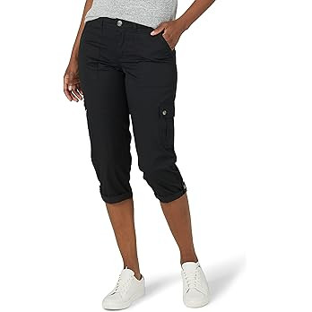 Lee Women's Ultra Lux Comfort with Flex-to-Go Cargo Capri Pant | Amazon (US)