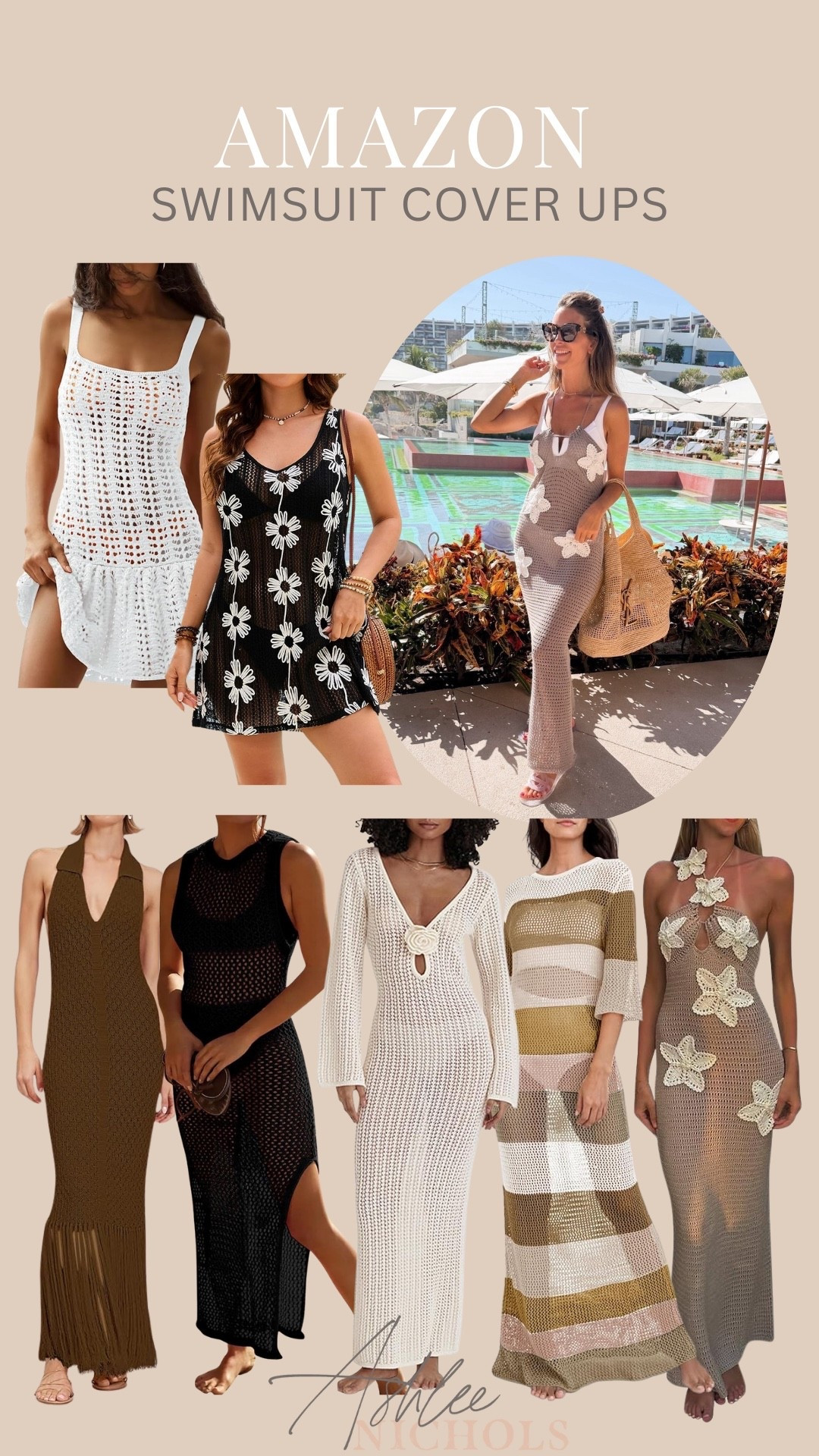 Amazon swimsuit cover up dresses!

Beach vacation, vacation outfit, crochet cover up 

#LTKTravel #LTKSeasonal #LTKFindsUnder100