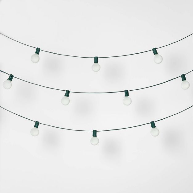 20ct Incandescent G40 String Lights with Green Wire - Wondershop™ | Target