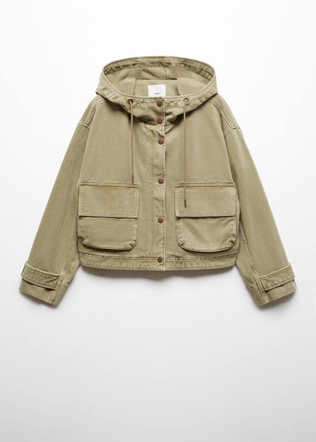 Pockets cotton parka -  Women | Mango USA | MANGO (US)