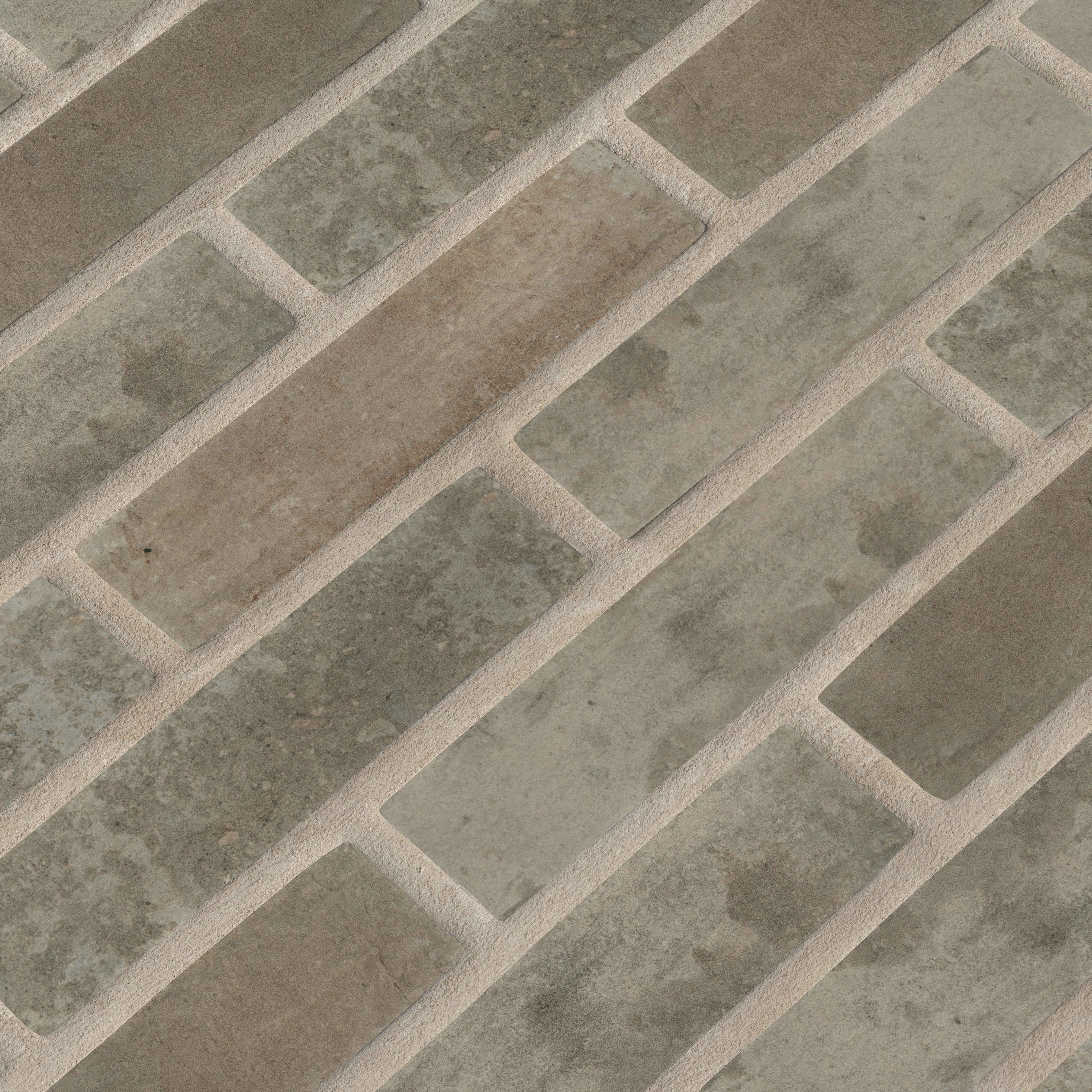 MSI Capella Taupe Brick 2 In. X 10 In. Matte Floor And Wall Porcelain Tile (5.15 Sq. Ft./Case) | Walmart (US)