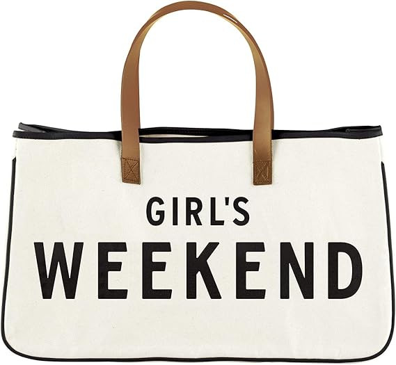 Santa Barbara Designs Hold Everything Canvas Tote, Large, Girl's Weekend | Amazon (US)