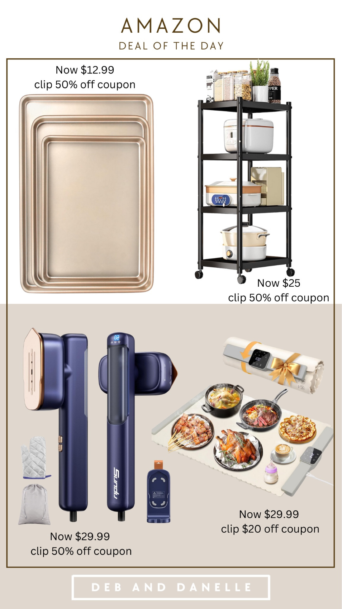 There are some great deals on Amazon today! These home items all have clippable coupons. 

#LTKSaleAlert #LTKHome