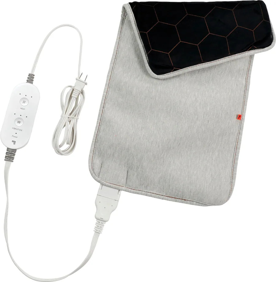 Calming Heat - Charcoal + Copper Infused Weighted Heating Pad - Gray | Best Buy U.S.