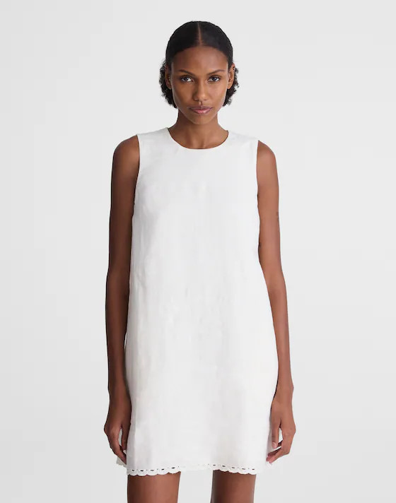Mini Shift Dress in 100% Linen | Madewell