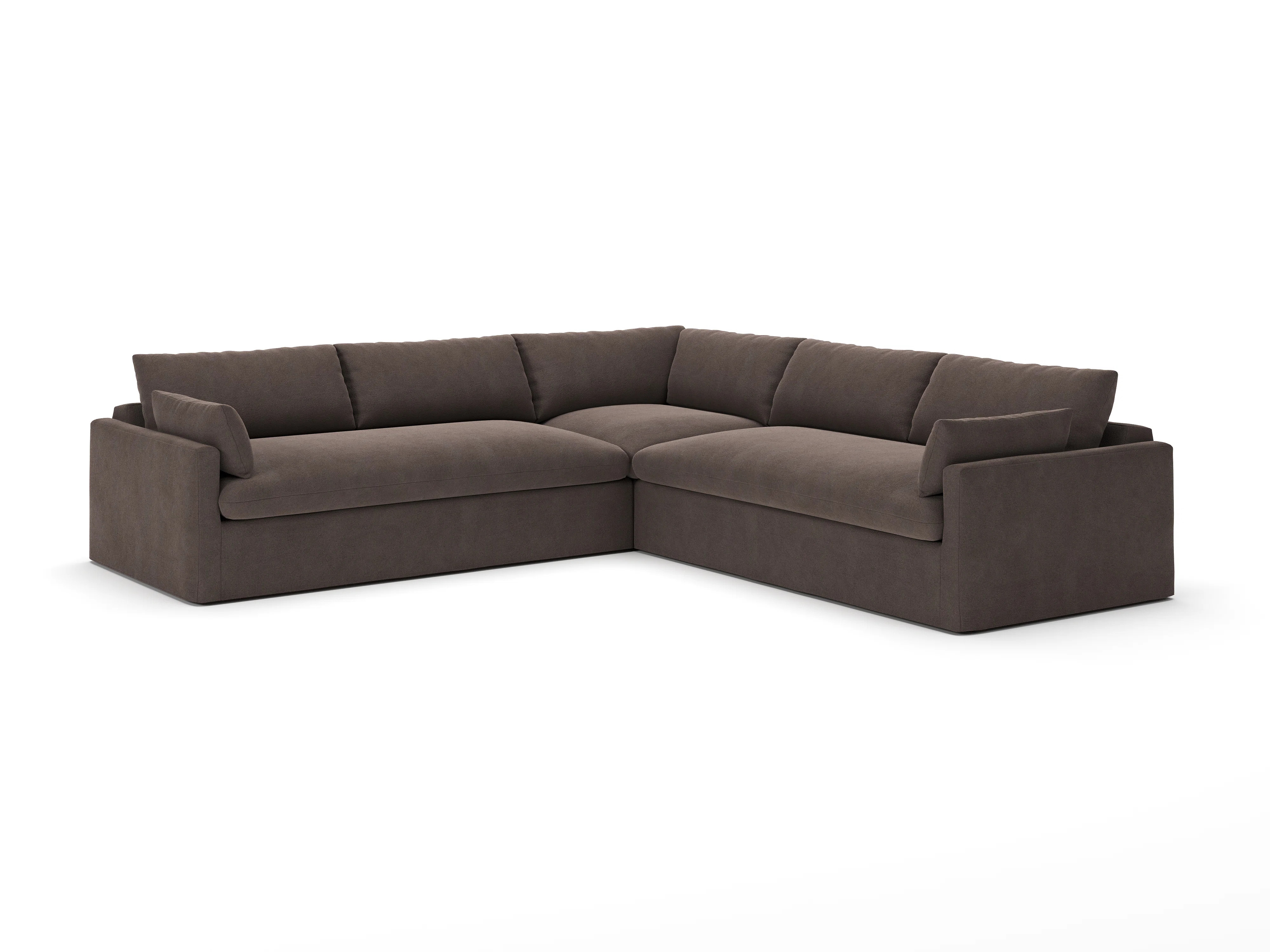 Luna 3-Piece Slipcovered Sectional | Wayfair North America