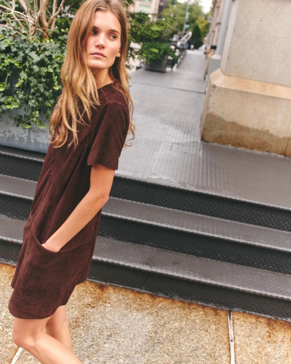 Madison S/S Dress Chicory | Cartolina