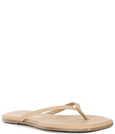 TKEES Square Toe Lily Leather Sandals - 6 | Dillard's