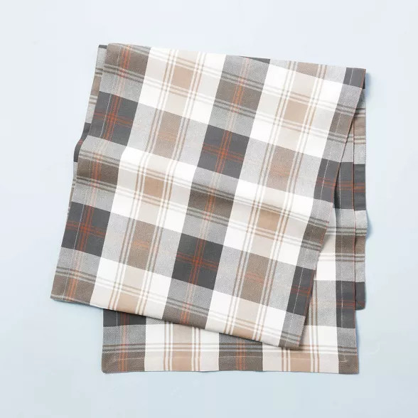 Fall Tartan Plaid Table Runner - Hearth & Hand™ with Magnolia | Target