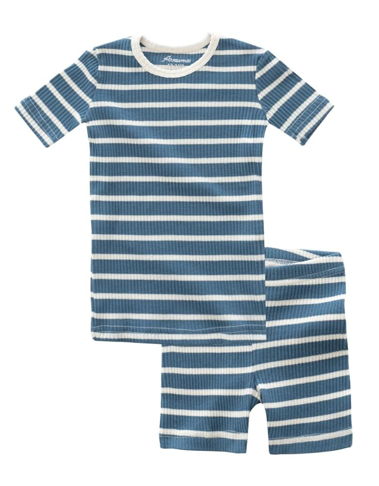 AVAUMA Baby Boys Girls Pajama Set 6M-7T Kids Cute Toddler Snug fit Pjs Cotton Sleepwear | Amazon (US)